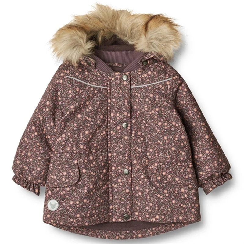 Cashmere JacketsWheat Jacket Mathilde Tech Eggplant Buttercups