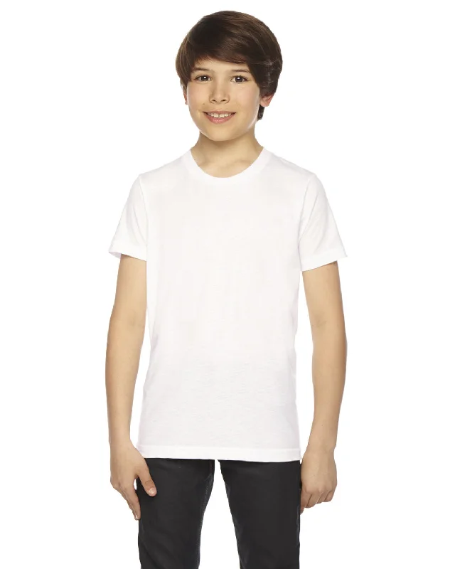 Cropped ShirtsAmerican Apparel BB201W Youth Poly-Cotton Short-Sleeve Crewneck