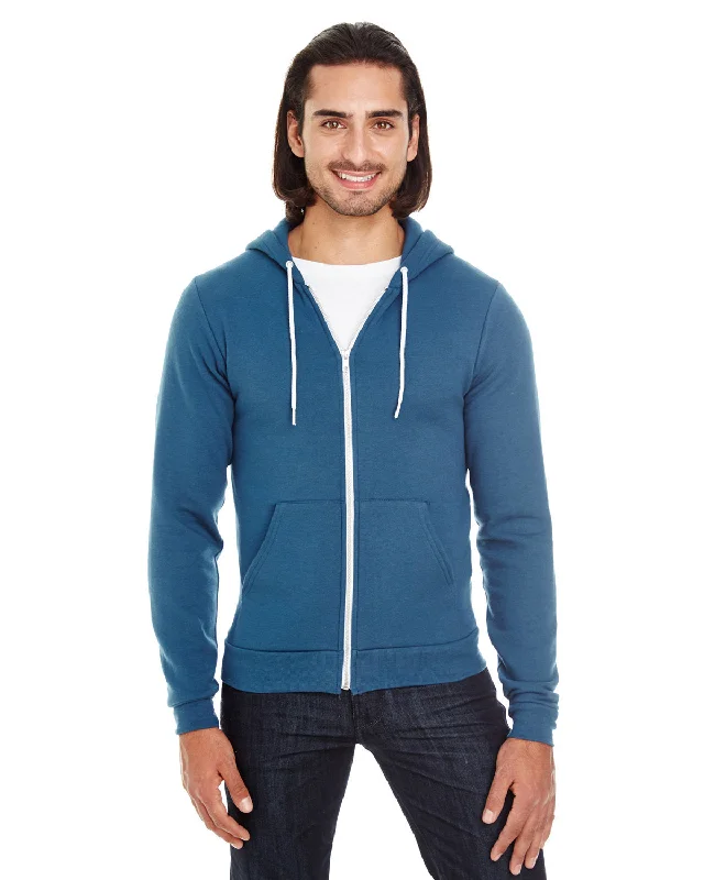 Asymmetrical ShirtsAmerican Apparel F497W Unisex Flex Fleece Zip Hoodie