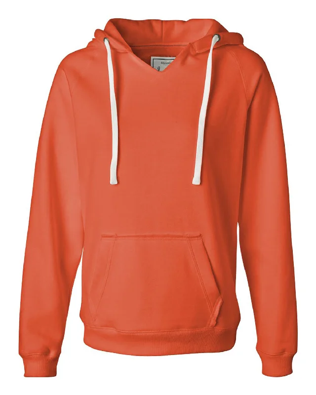 Hiking ShirtsJ America JA8836 Ladies' Sydney Brushed V-Neck Hooded Sweatshirt
